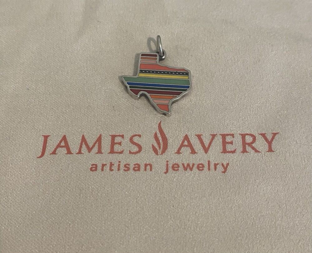 James Avery Enamel Texas Serape Charm